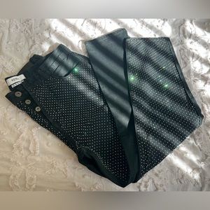 NWOT PISTOLA rhinestones black jeans
